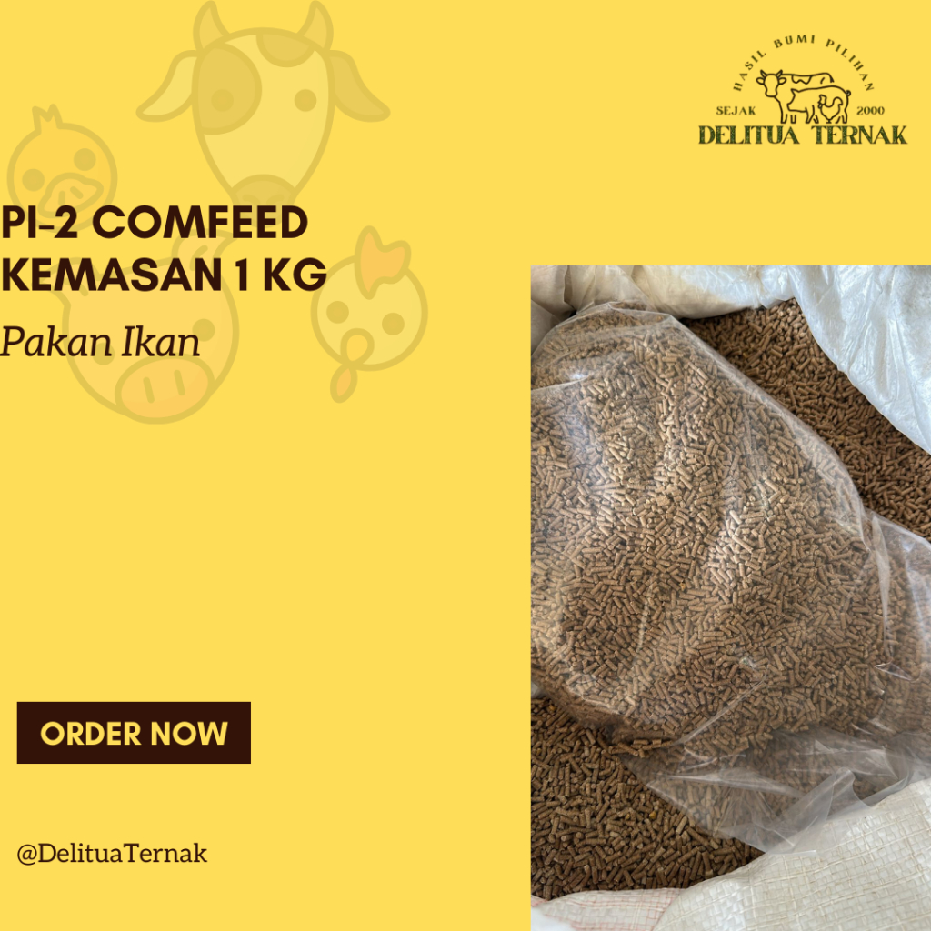 PI-2 Comfeed Pakan Ikan Tenggelam Per 1Kg