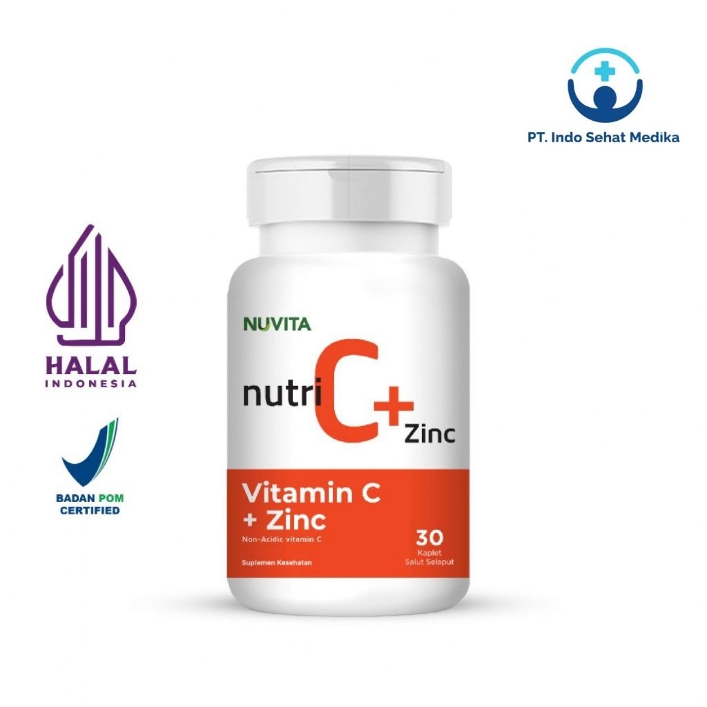 Nuvita Nutri Vitamin C + Zinc - 30 Kaplet