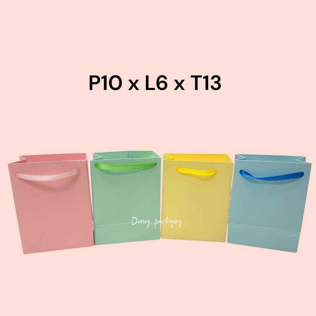 

Paper Bag PASTEL 10 x 13 | Paperbag MINI Tali Pita | Paperbag Parfum | Paperbag Accesories
