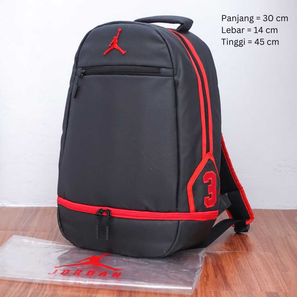 Tas Ransel Air Jordan Waterproof Bahan Tebal Ada Slot Laptop