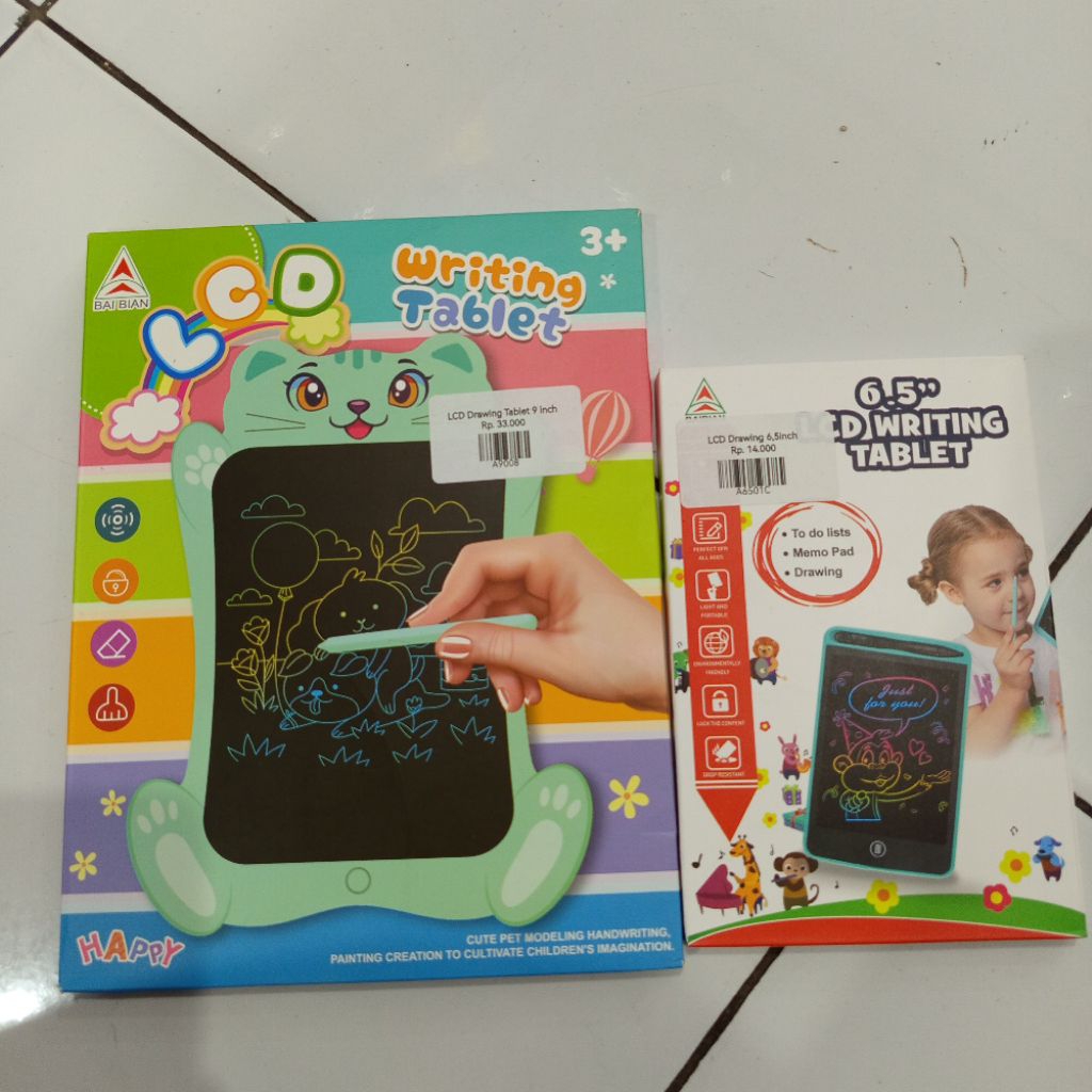 LCD DRAWING mainan edukasi anak