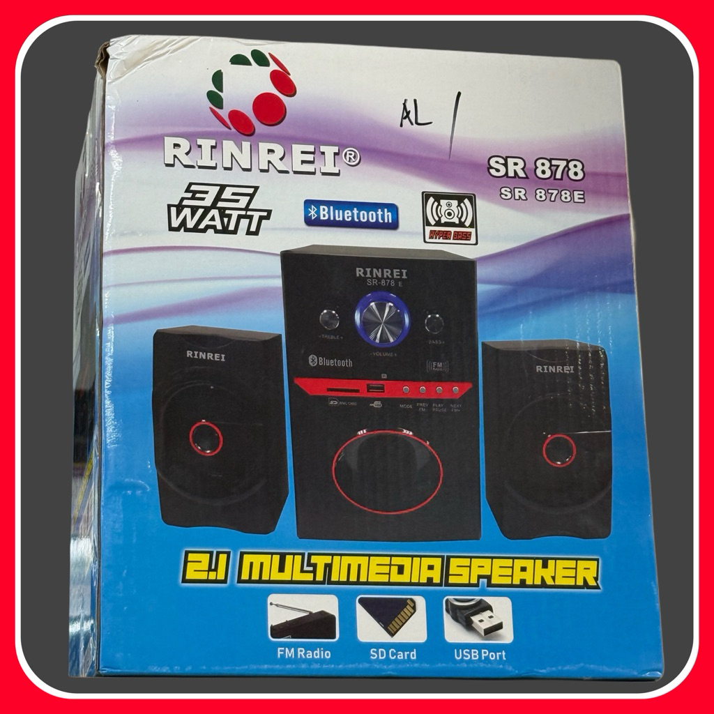 Speaker Multimedia RINREI SR-878E Bluetooth