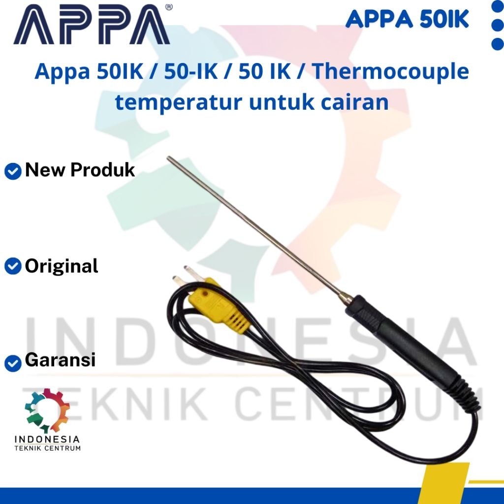 Appa 50IK / 50-IK / 50 IK / Thermocouple temperatur untuk cairan