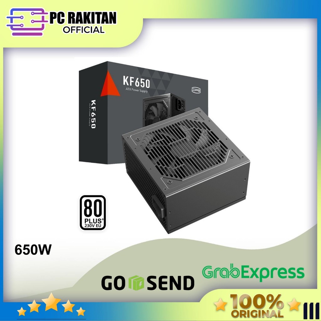 PCCOOLER PSU KF650 650W (80+ WHITE) BLACK