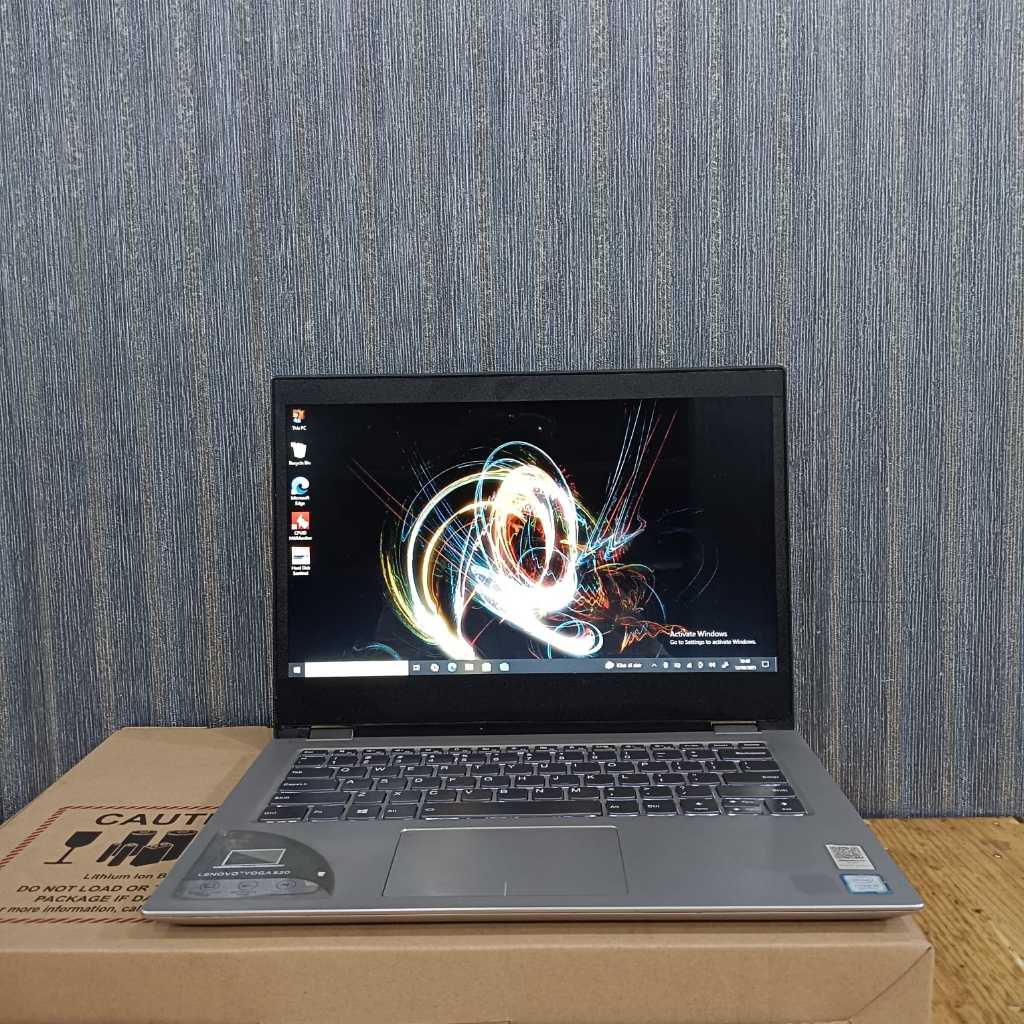 READY STOCK Lenovo Yoga 520, #Touchscreen #2 Inc 1, #Flip X360°, Core i5 - 8250U, Ram 8/256Gb, Backl