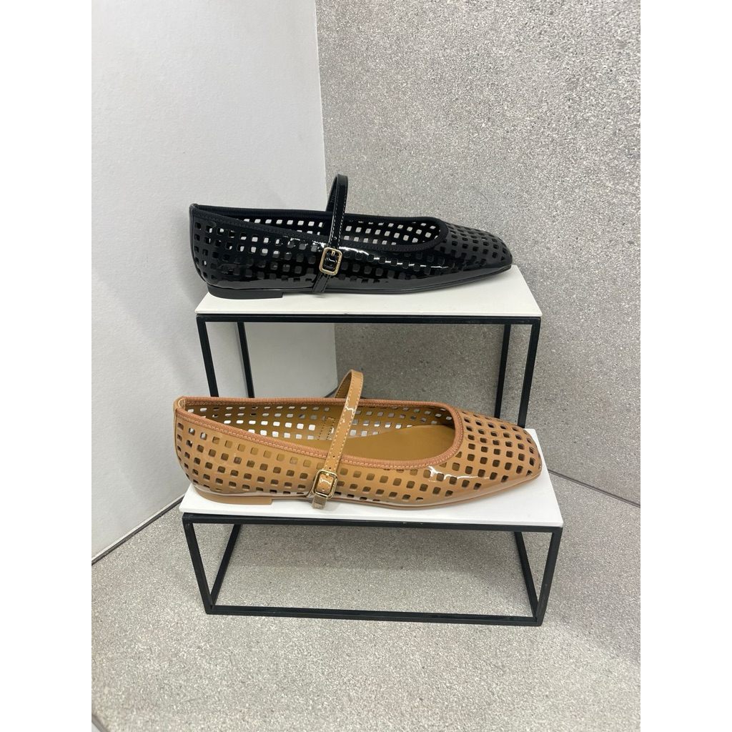 Sepatu Jaring Wanita flat shoes charles & keith original store 0096