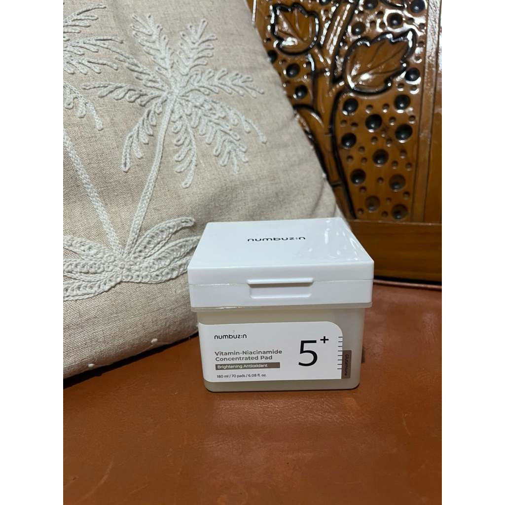 Numbuzin toner pad glutathione 5+ preloved