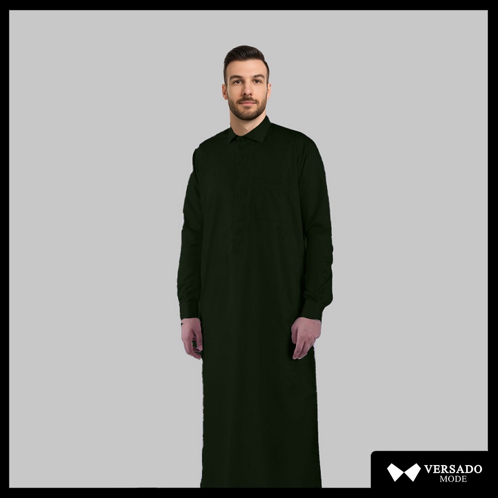 Gamis Jubah Pria Muslim Muslim Az-Zuhri Thobe Jubah Pria Muslim Jubba Az-Zuhri