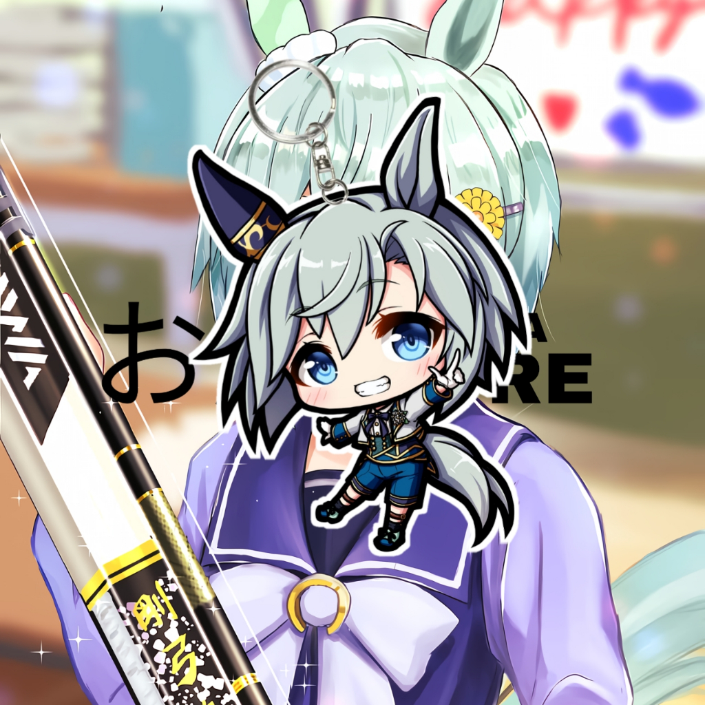 GANTUNGAN KUNCI ANIME Uma Musume Seiun Sky - Keychain Acrylic Ganci Akrilik