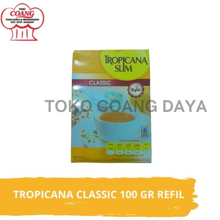 

TROPICANA SLIM CLASSIC 100 GR REFILL