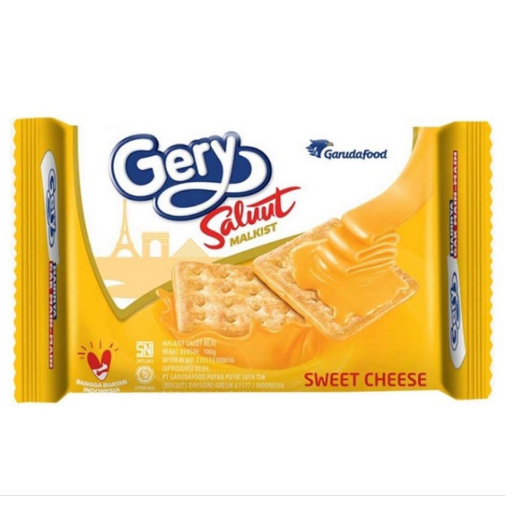 

Gery Saluut Malkist Crackers Keju 100 g