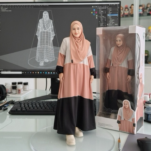 tyra luxury silk gamis abaya 3warna symran