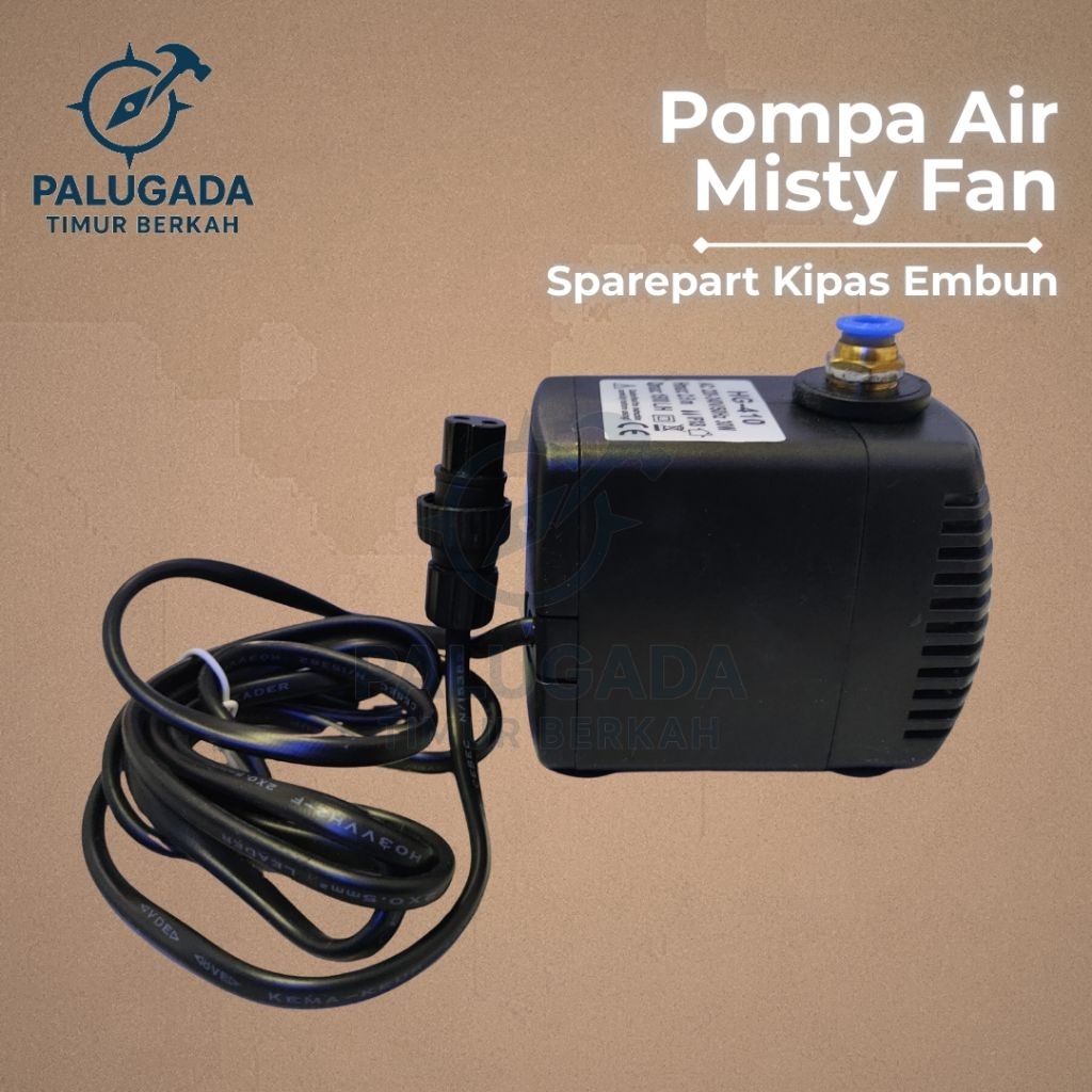 Pompa Air Misty Cool Kipas Embun Mist Fan Sparepart Mesin Kabut Pendingin