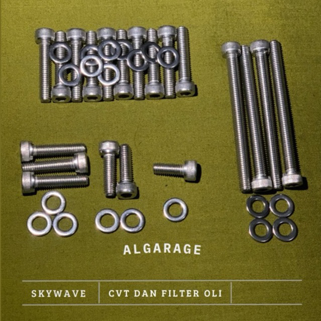 baut cvt skywave stainless 304 M6 / L5