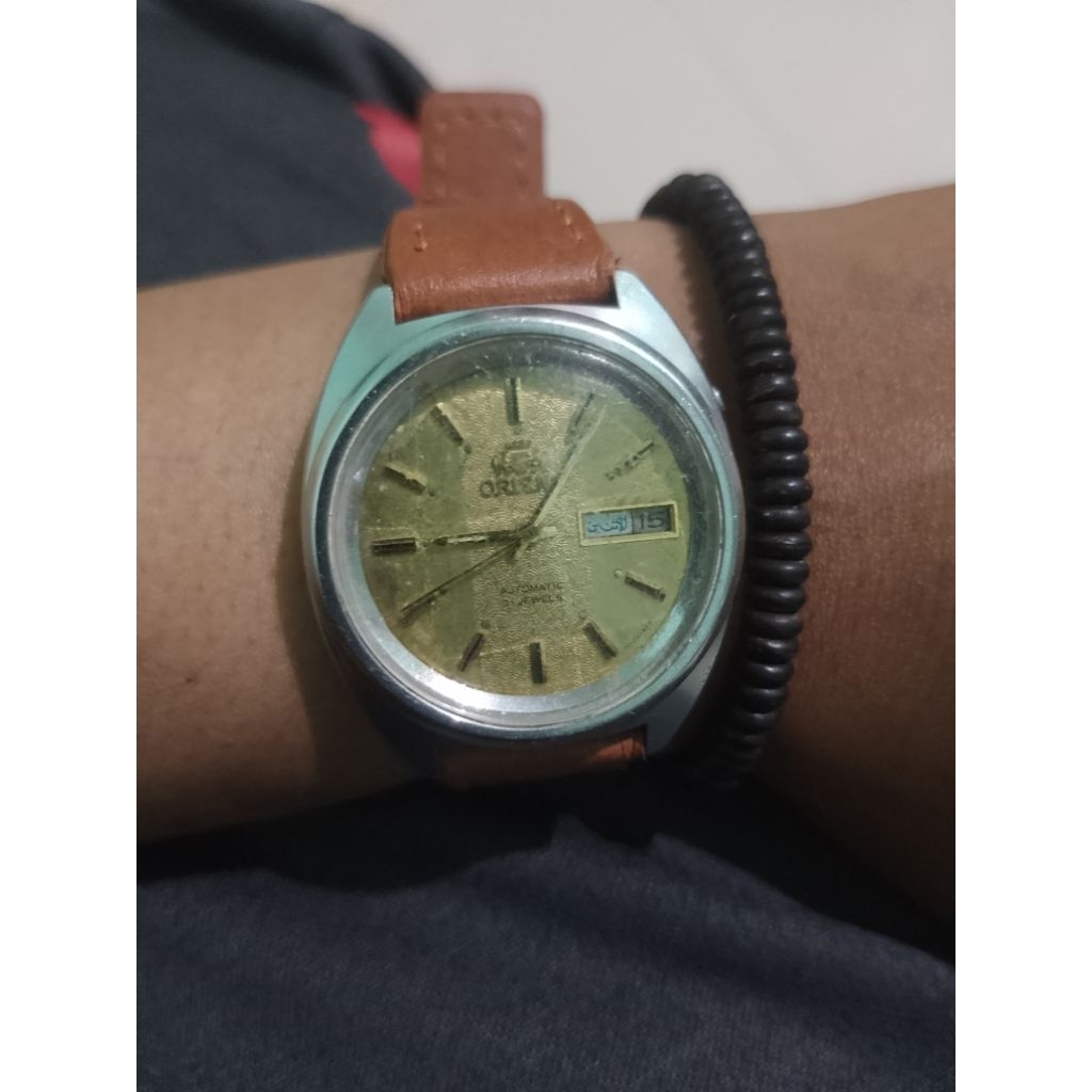 jam tangan jadul Orient automatic 21 jewels