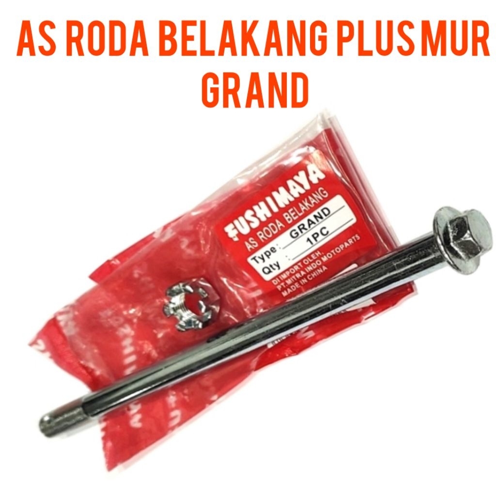 Baut As Roda Belakang Grand Astrea/Prima Plus Mur