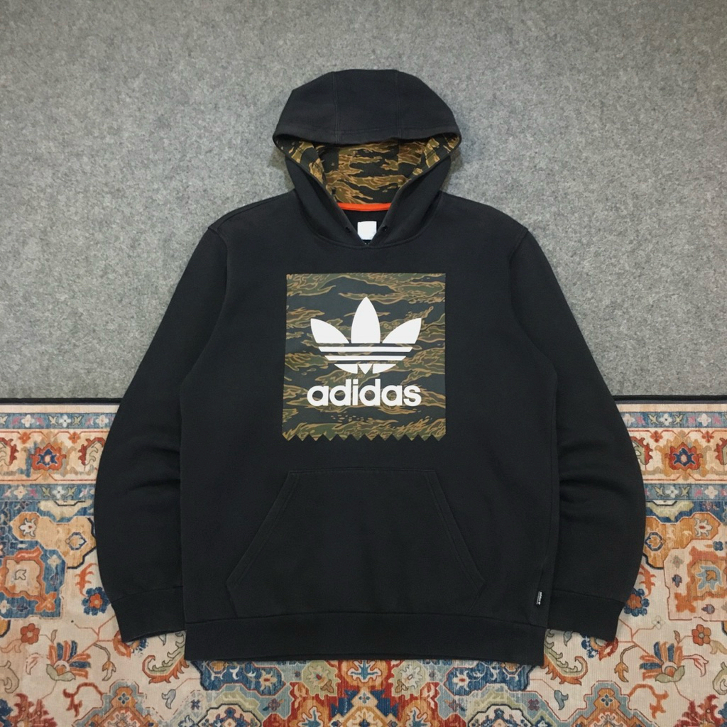 Hoodie Adidas Box Logo Camo
