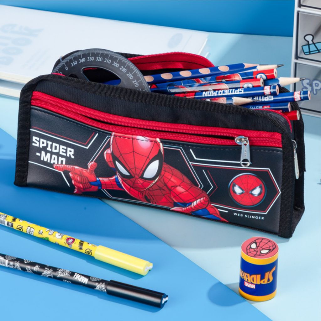 

tempat pensil kain anak laki laki superhero spiderman avengers