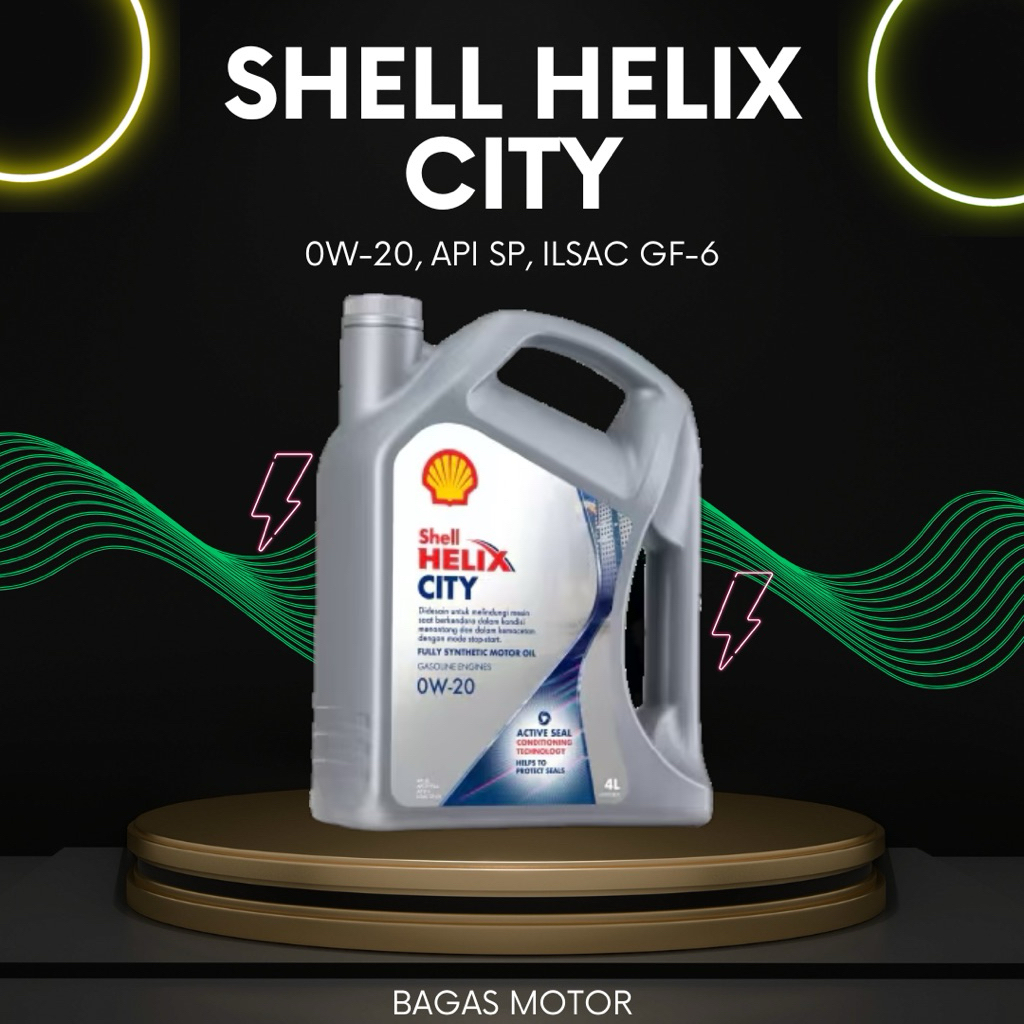 Oli Mesin Mobil Shell Helix City 0W-20