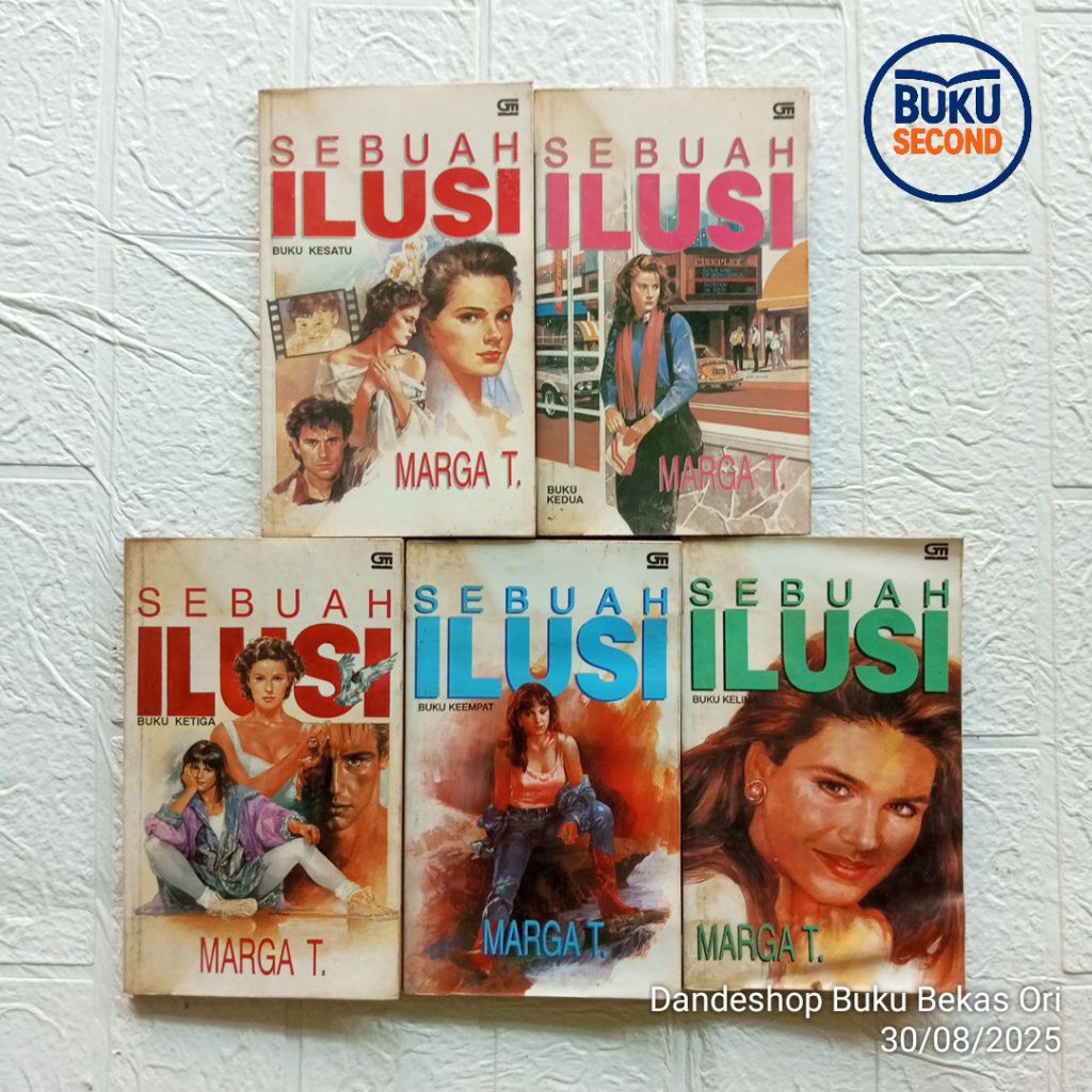 Sebuah Ilusi (Set 1-5 Tamat) by Marga T.  - Novel Original Bekas Preloved