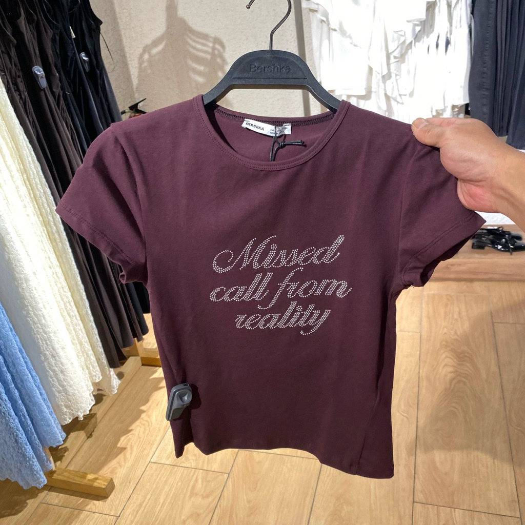 Jastip. Tshirt Crop Bershka (Women)