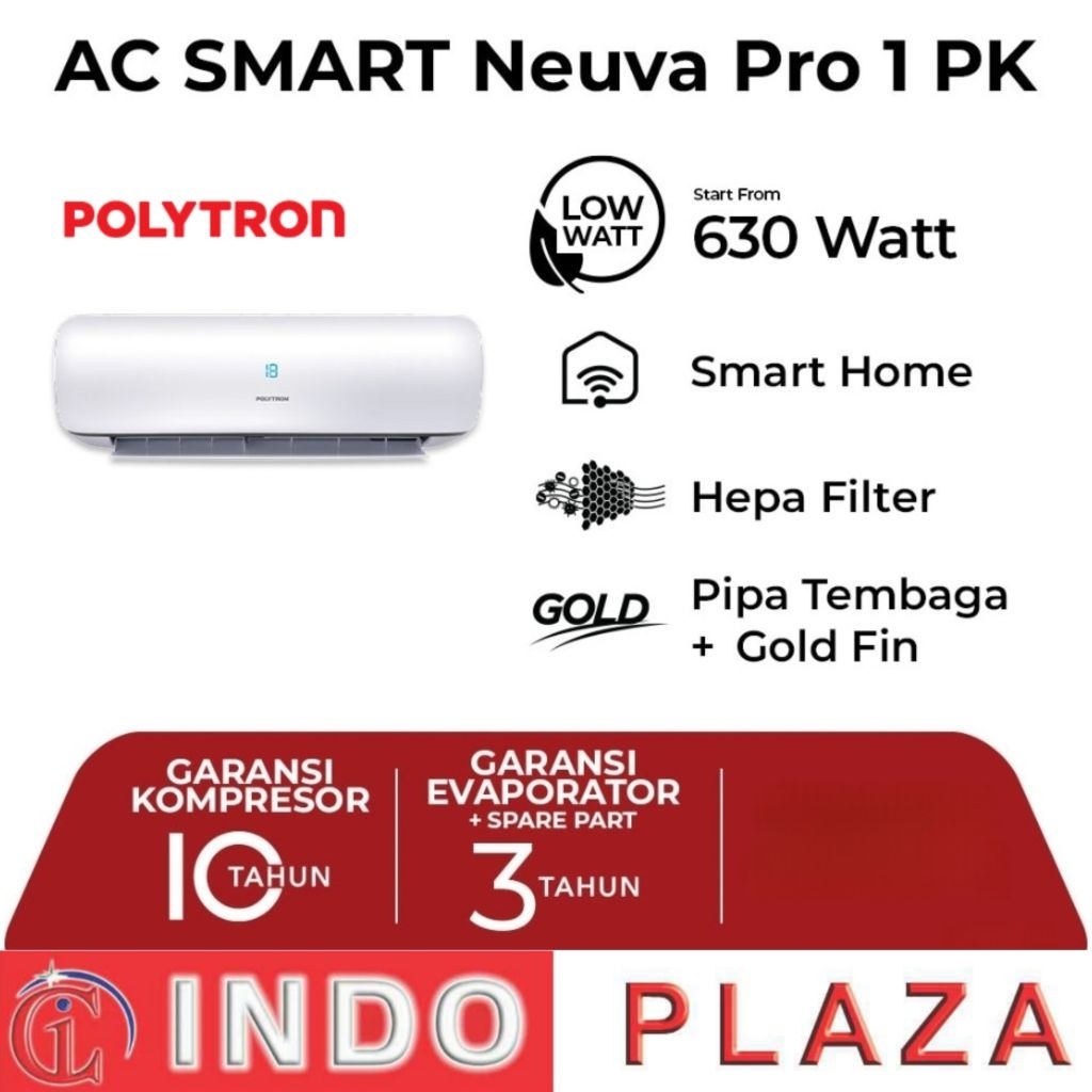 AC POLYTRON 1 PK SMART NEUVA PRO PAC-09VZS WIFI (MEDAN)