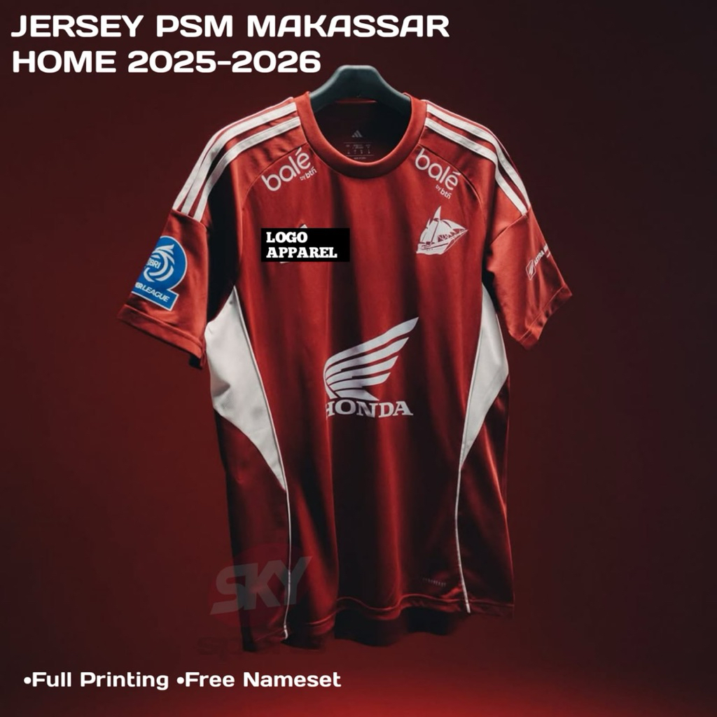 Jersey Psm Makasar Home 2025 2026 Super League - Jersey Psm Terbaru Full Printing