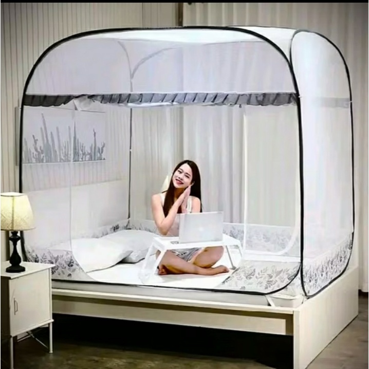 Kelambu Kelambu Kotak Tidur Lipat Dewasa 200x200 Jumbo