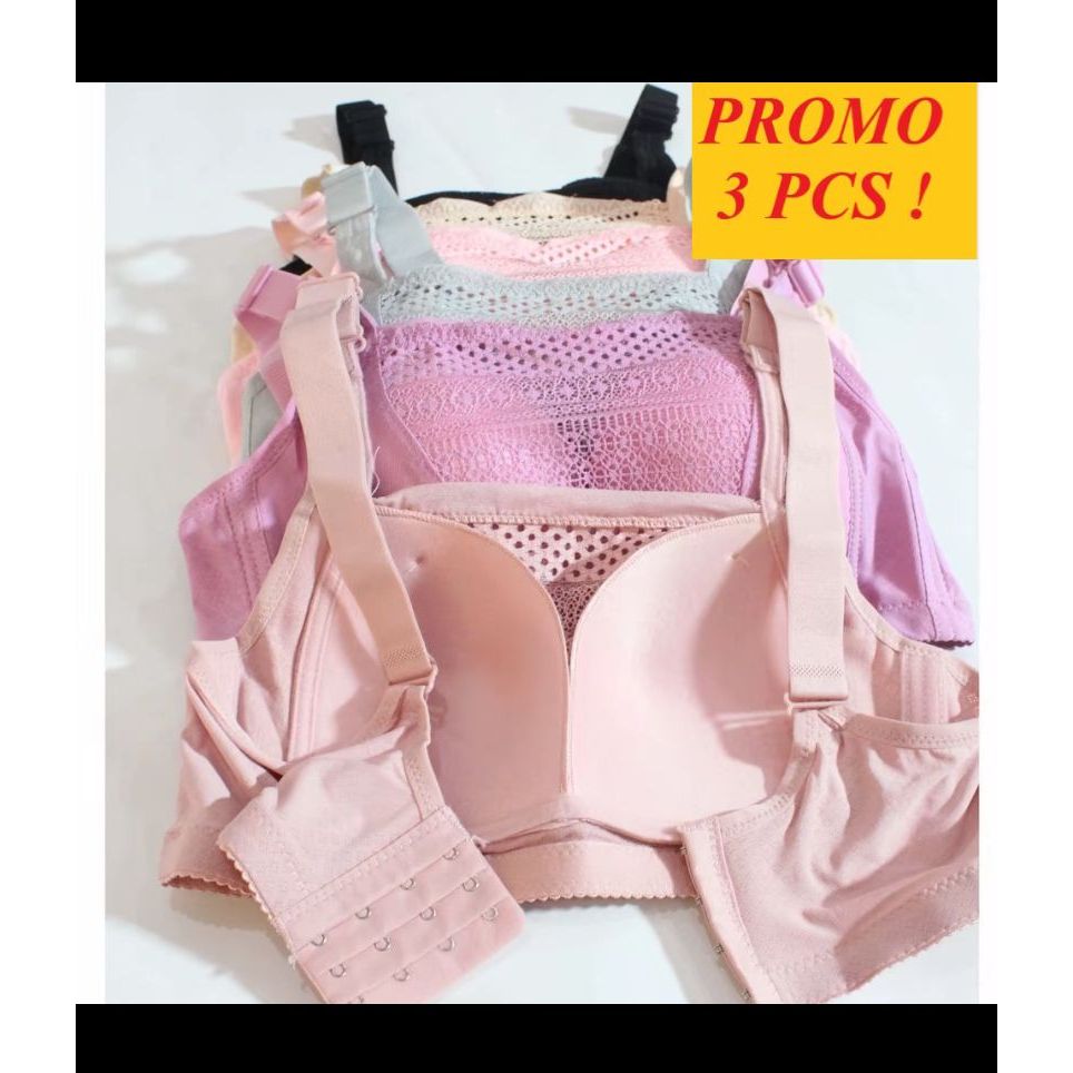 3 PCS Cd BRA KEMBEN CUP B-C UKURAN 36-46