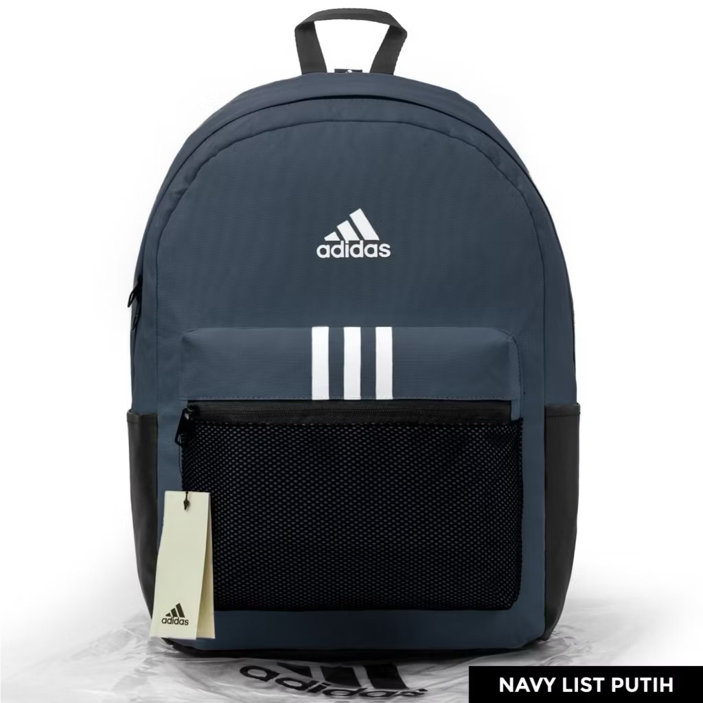 BACKPACK ADIDAS 3 STRIPES NAVY WITH WHITE LIST