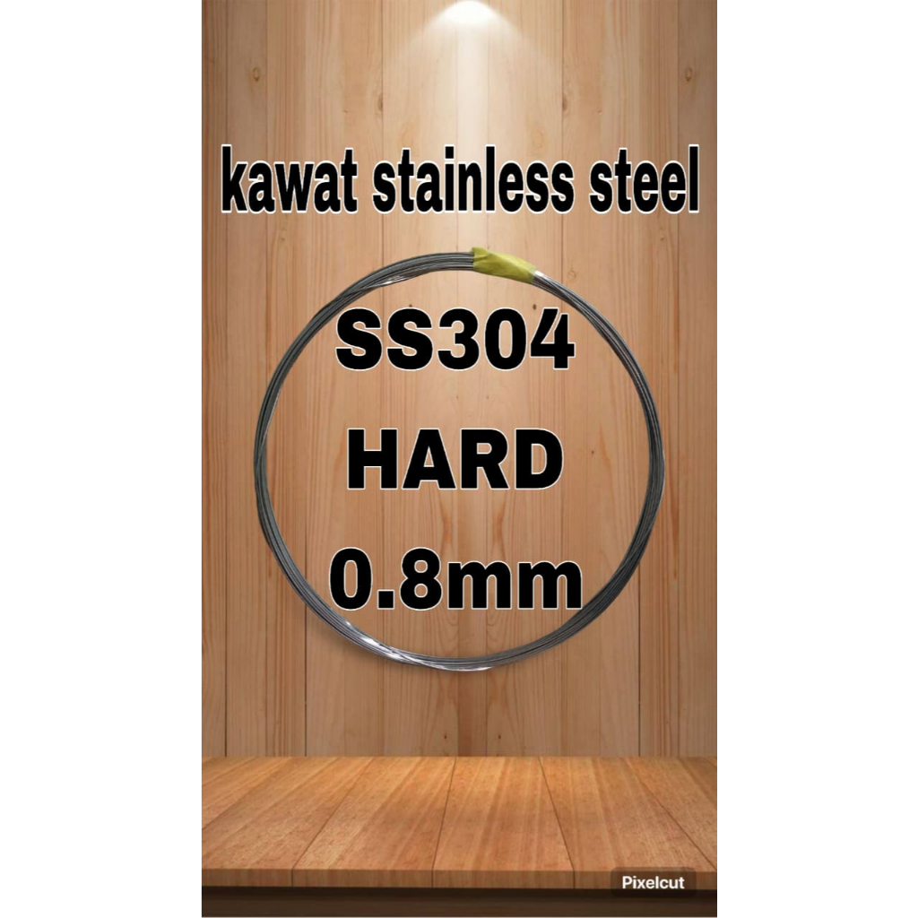 kawat stainless steel 0.8 hard 304 10 meter