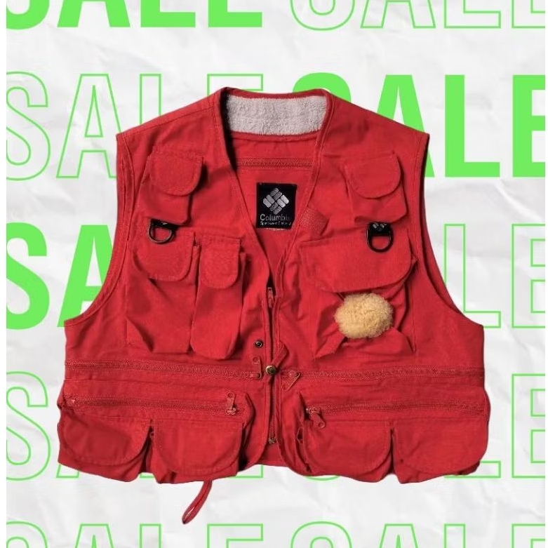 Vest VTG COLUMBIA 90s tactical fishing