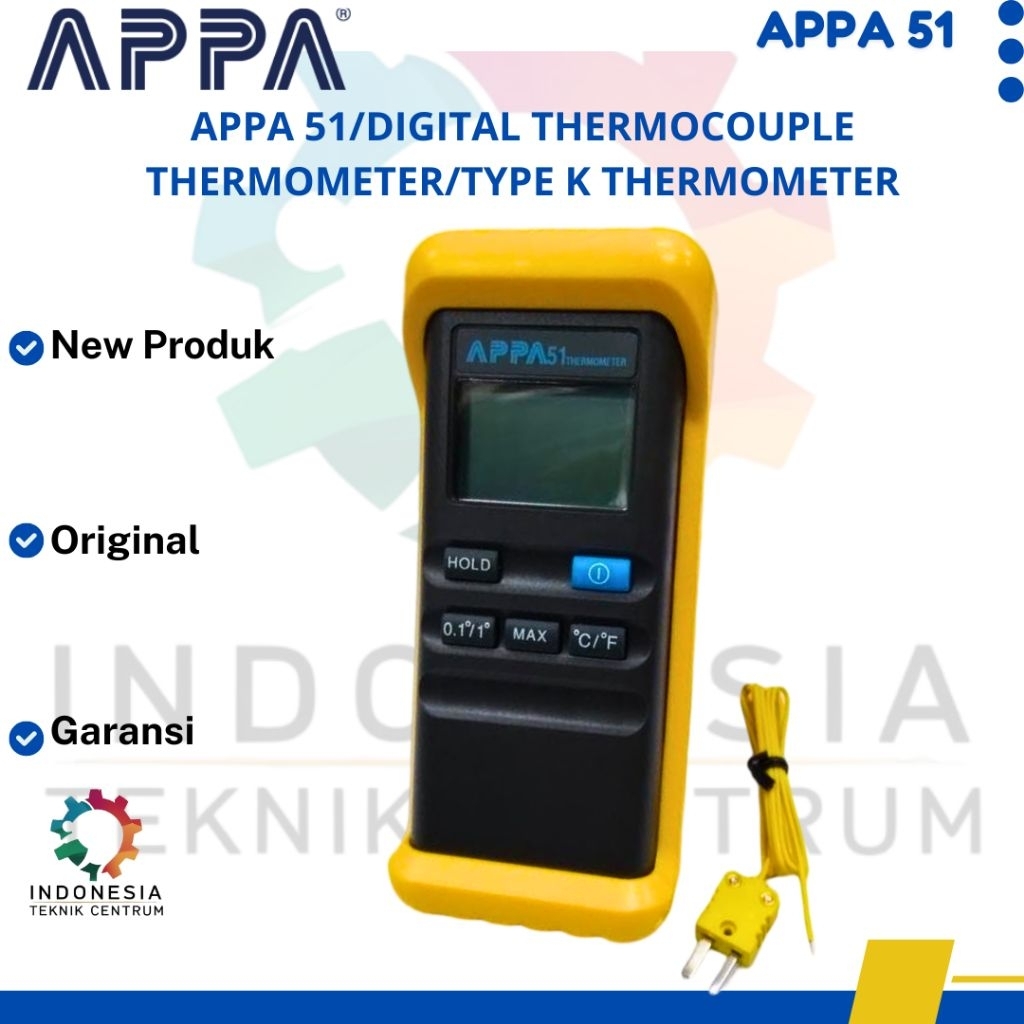 APPA 51/Digital Thermocouple Thermometer/Type K Thermometer