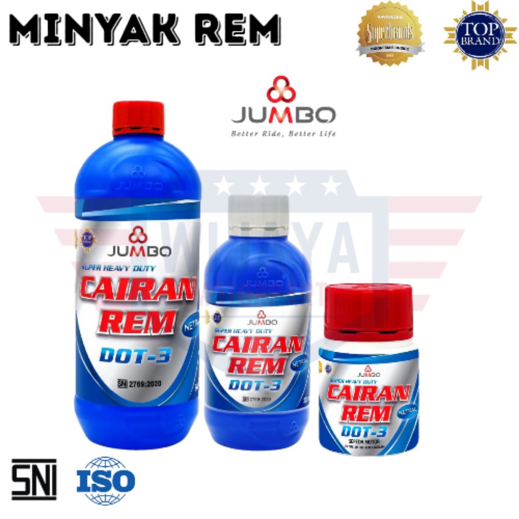 JUMBO - Minyak Rem Motor Kampas Tromol