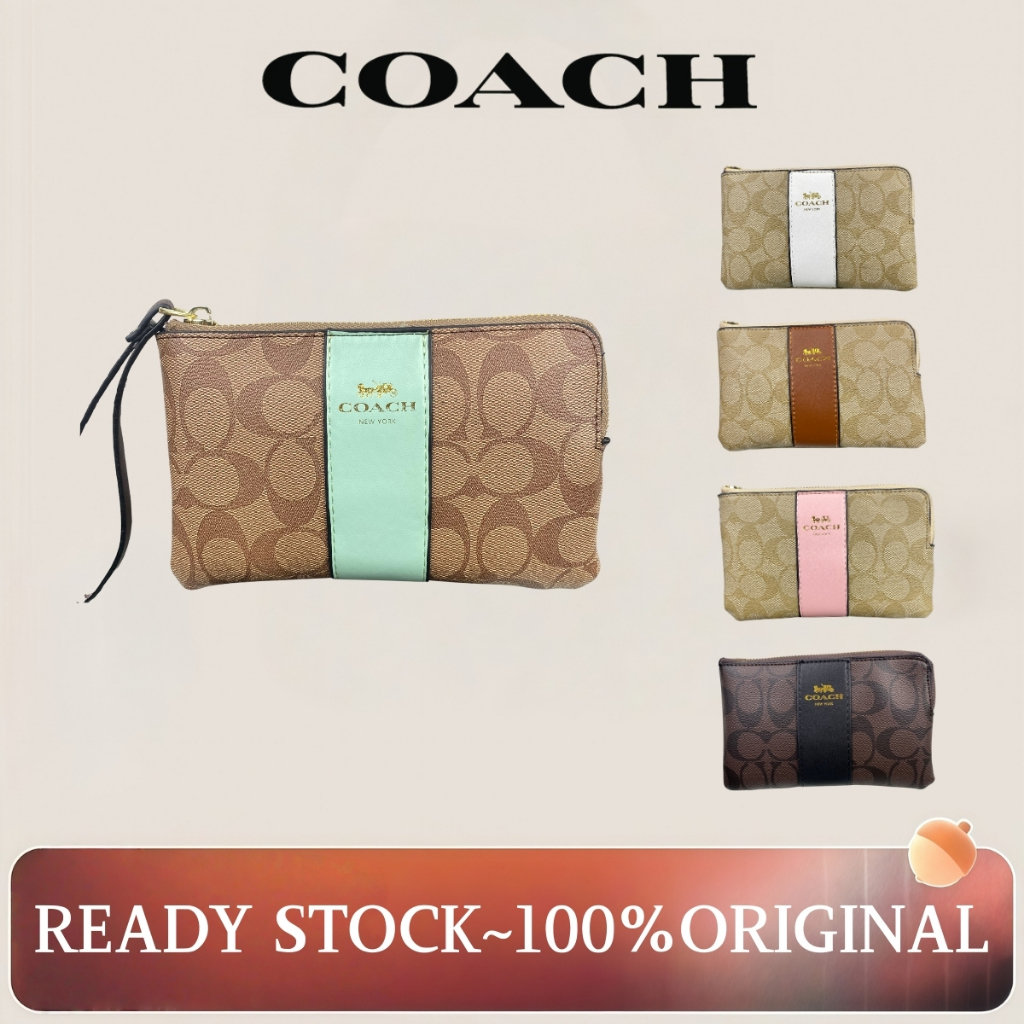 Coach Card Holder Tempat Kartu Gantungan Kunci Klip Koin Multiple Styles - Wallet Wanita/Dompet Wani