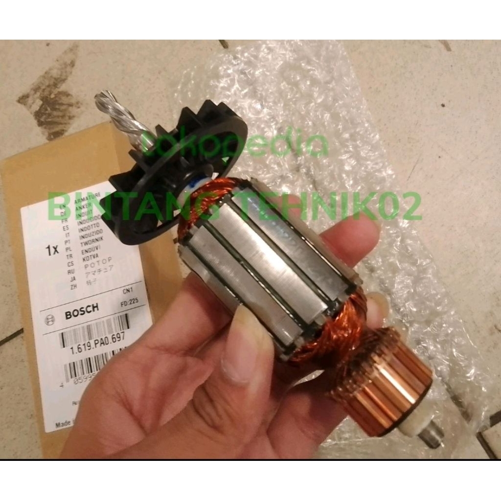 ARMATURE ANGKER MESIN BOR BOSCH GSB 550 / GSB 1300 ORI BOSCH GSB550