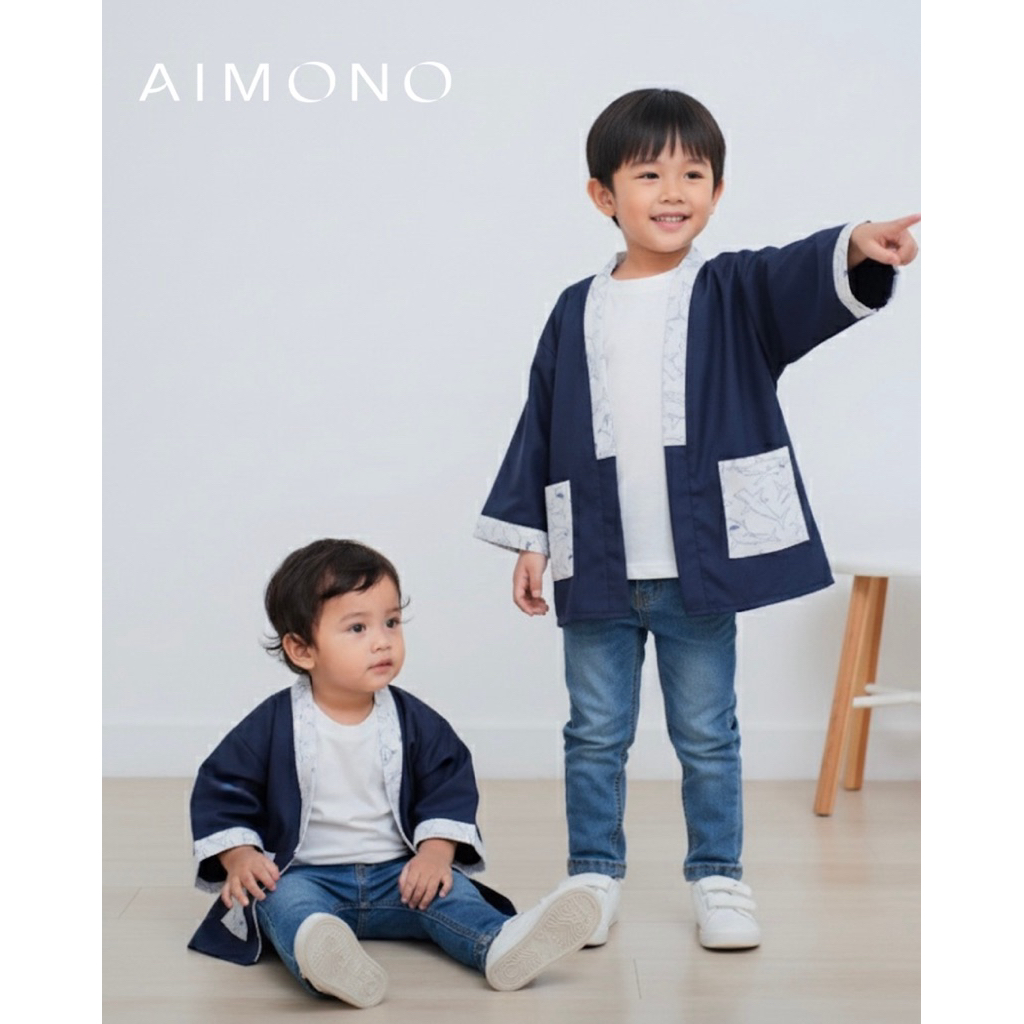 SALE 12.12 Shark Haori - Baju Anak Laki-laki  / Baju Bayi / Ide Kado Ultah / Kimono Anak Laki-laki