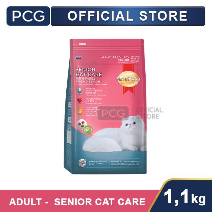 Smartheart Dry Cat Food Senior Cat Formula 1,1 Kg