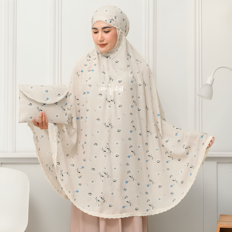Mukena Dewasa Katun Rayon 2in1 Premium Jumbo Motif Terbaru