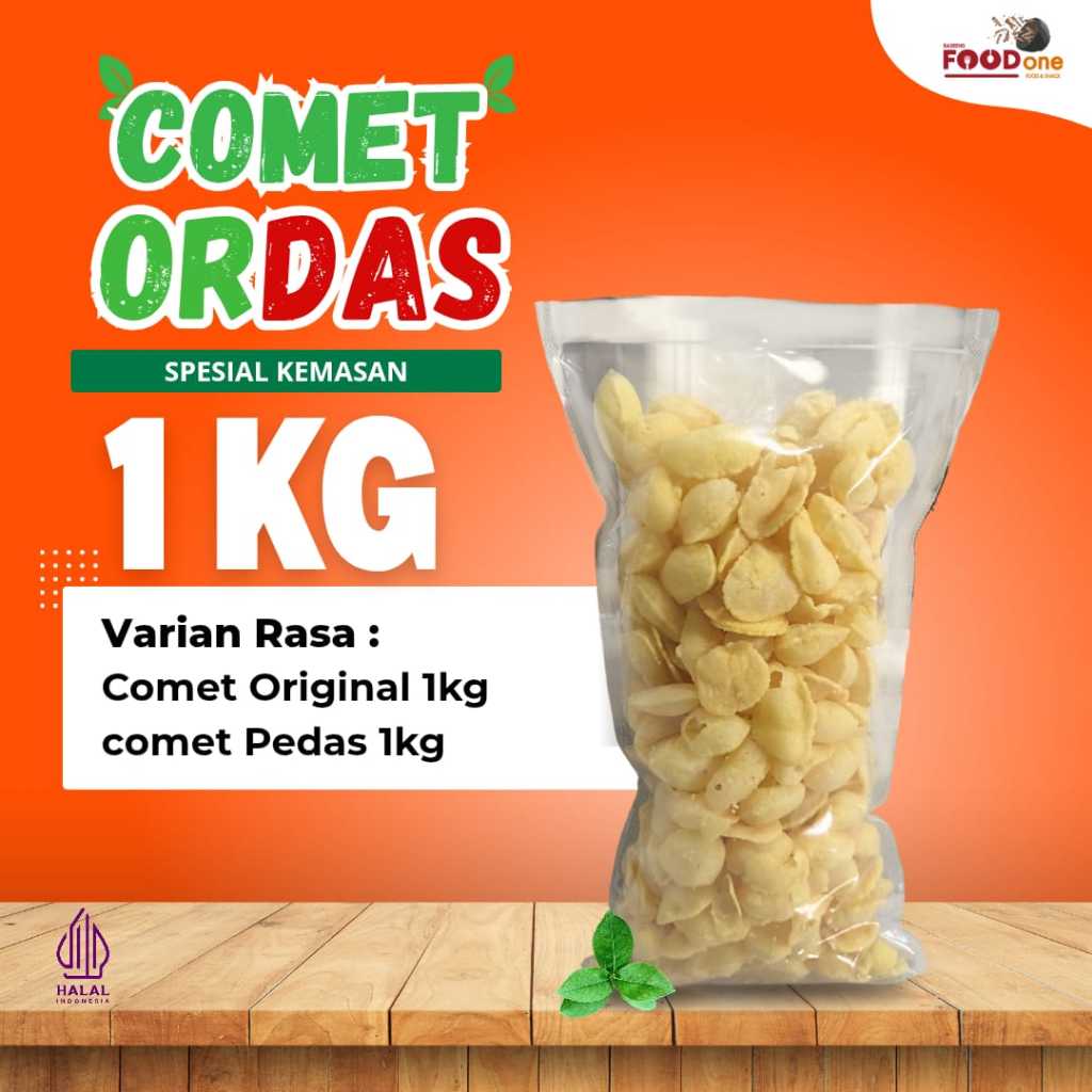 Comring Comet Panjalu Ciamis - Comring Singkong Original Khas Ciamis Tasik 1KG | 1000 Gram Kriuk Gur