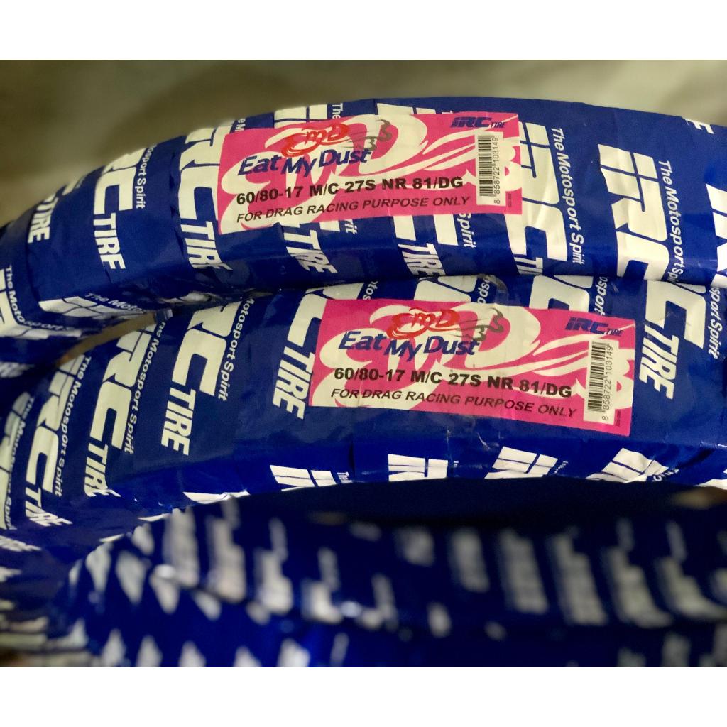 Ban Drag.Ban IRC For Drag Racing Eat My Dust ring 17 60/80 Original Thailand