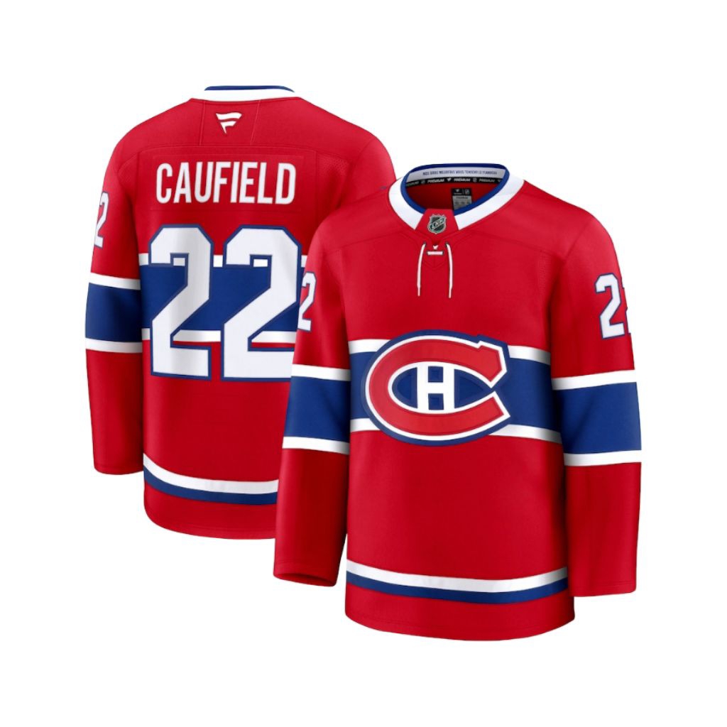 NHL Men's Montreal Canadiens Cole Caufield Fanatics Red Home Premium Jersey