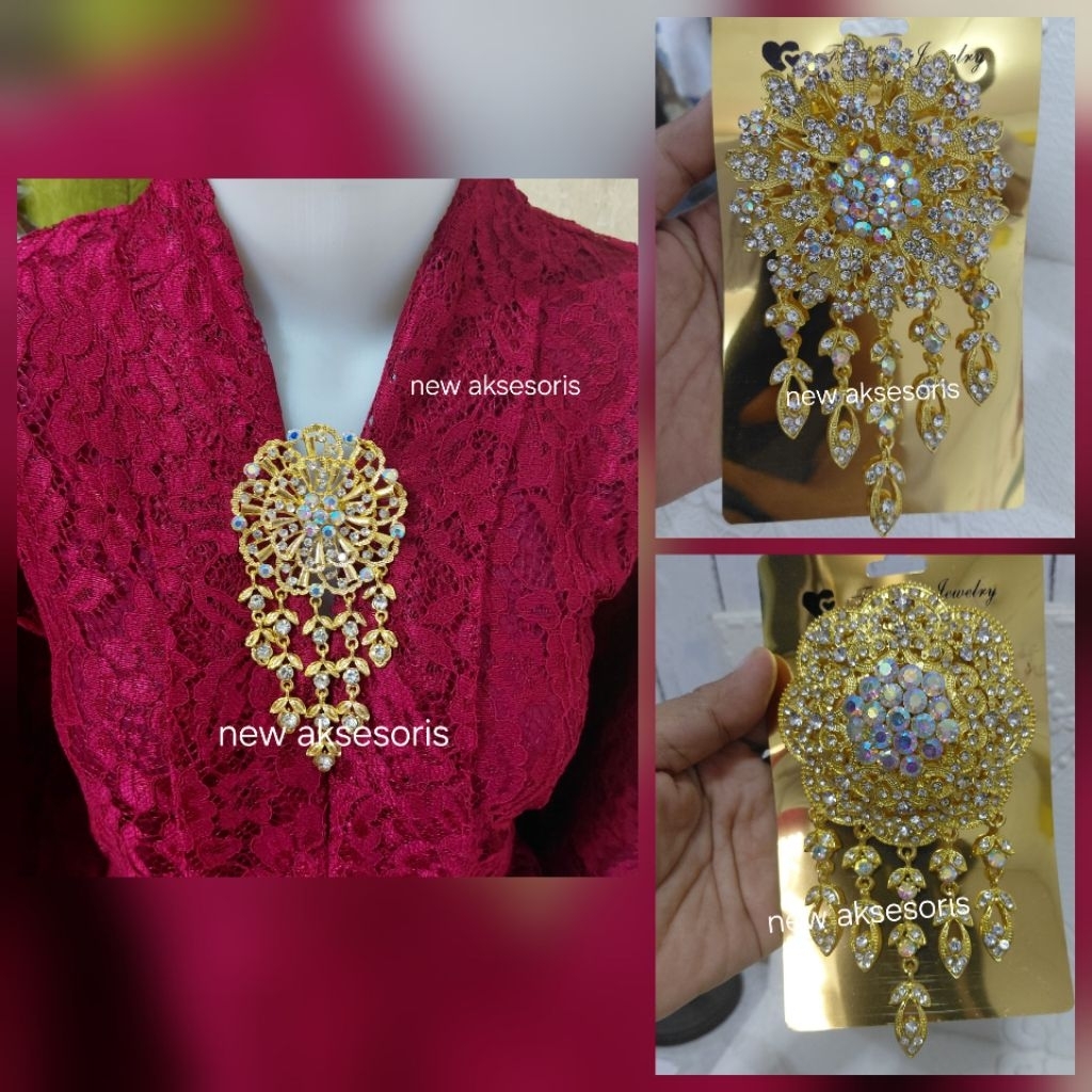 Bros Kebaya Kutubaru Jumbo Ernik Pengantin Mewah Untuk Pesta dan Hijab