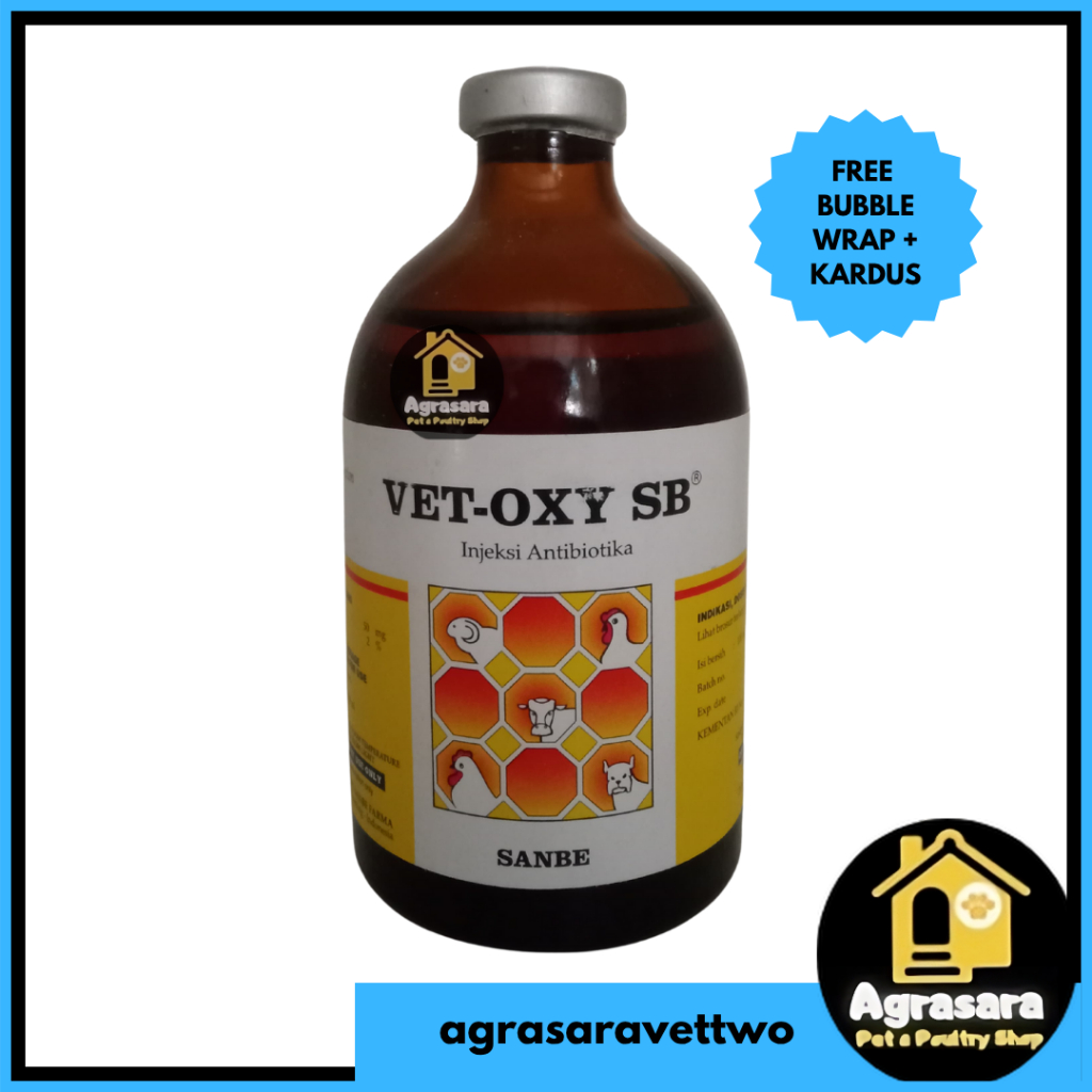 VET-OXY SB 50 ml - VET OXY SB 50ml SANBE FARMA