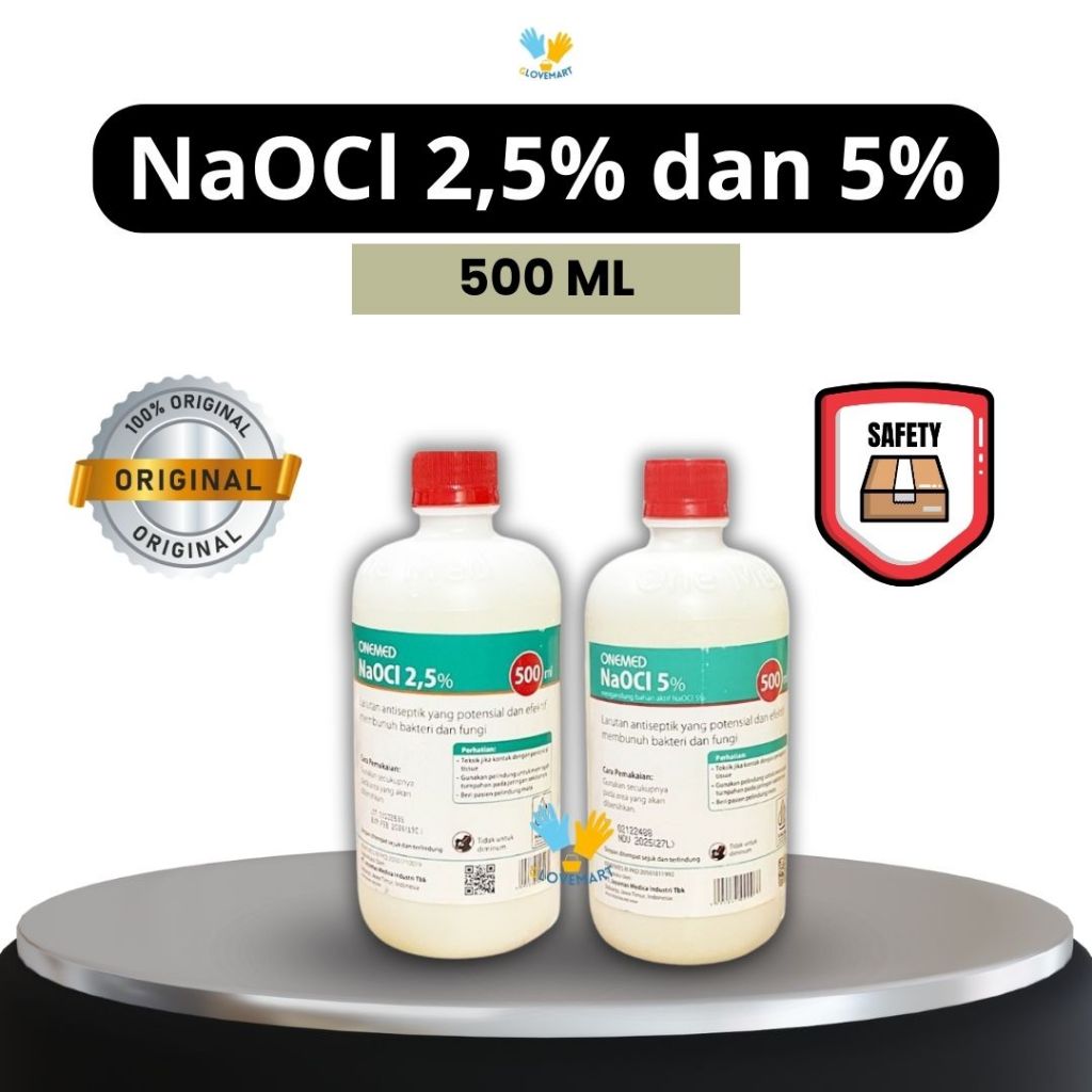 NaOCl 2.5% NaOCl 5% / Cairan Dental