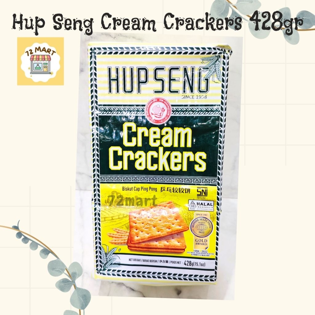 Hup Seng Cream Crackers 428gr
