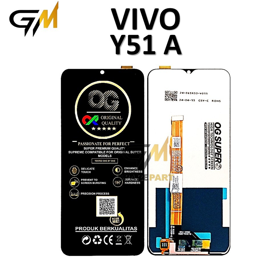 LCD TOUCHSCREEN VIVO Y51 A ORIGINAL100% FULLSET