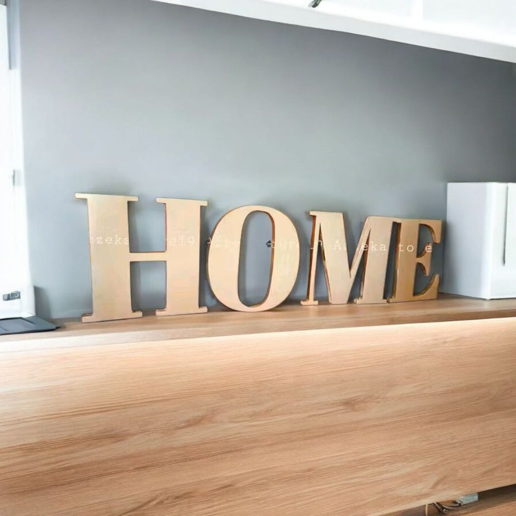 Walldecor tulisan HOME/Hiadan dinding/pajangan dinding kayu