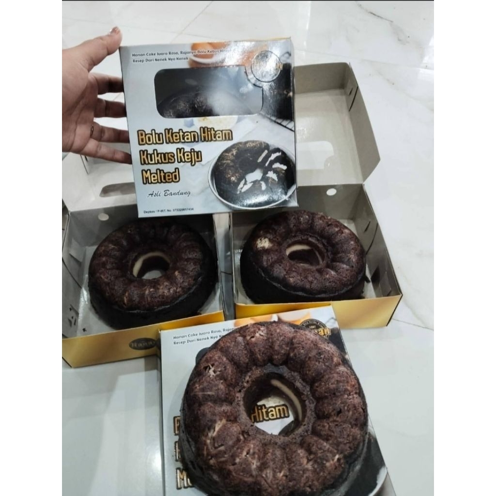 

Bolu Ketan Hitam Dikukus Keju Lembut 100℅