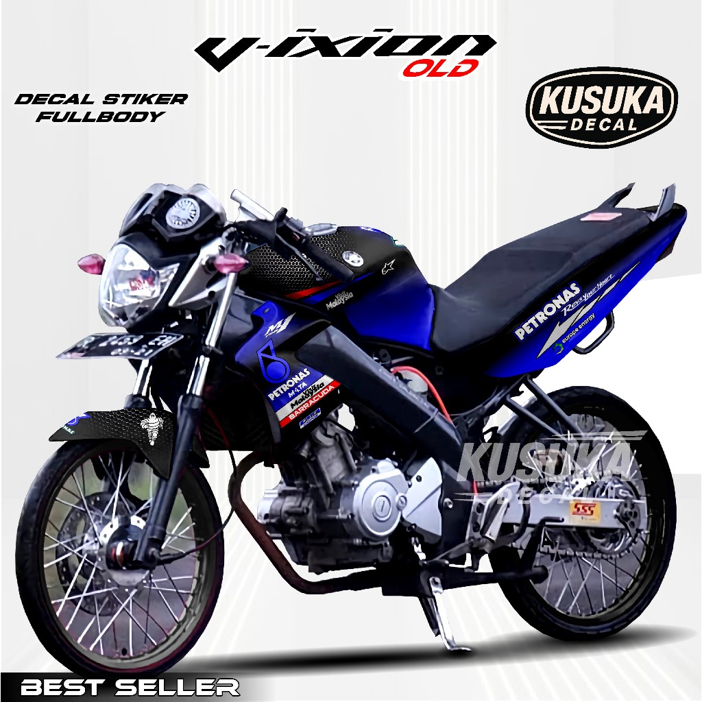 KSK Decal Stiker Fullbody Vixion OLD Motif Petronas